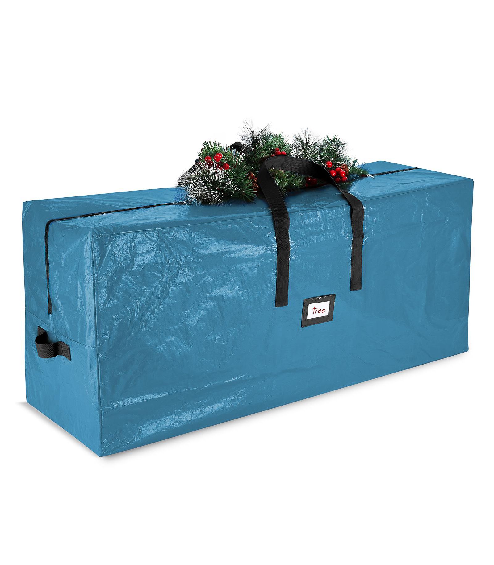Hearth & Harbor Christmas Tree Storage Bag with Reinforced Handles & Dual Zipper - 7.5 ft