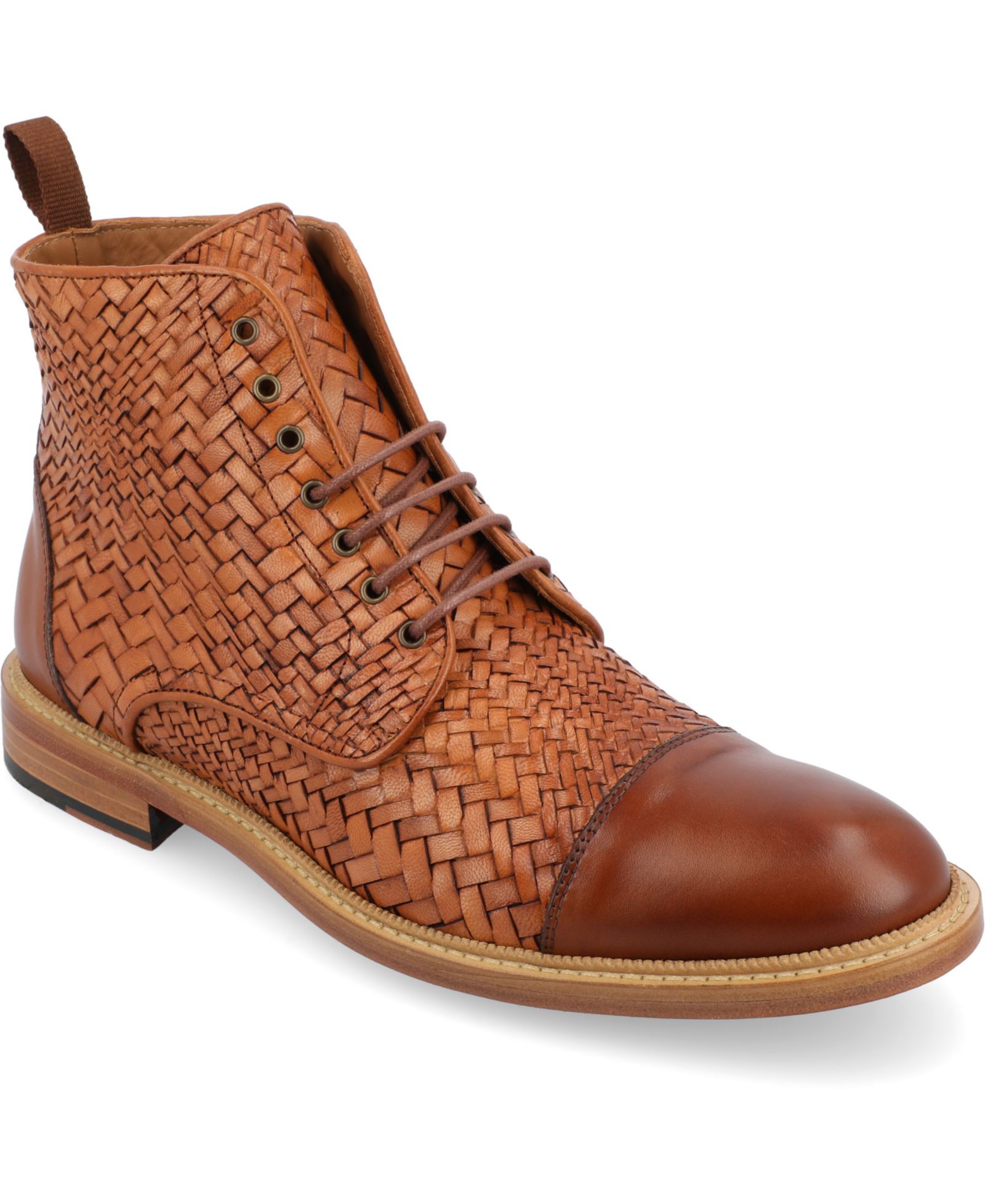 Мужские кожаные ботинки Taft Rome Woven