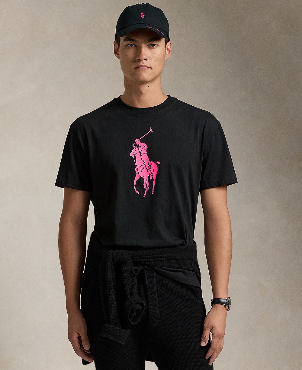 Polo Ralph Lauren Unisex Pink Pony Classic-Fit Jersey T-Shirt