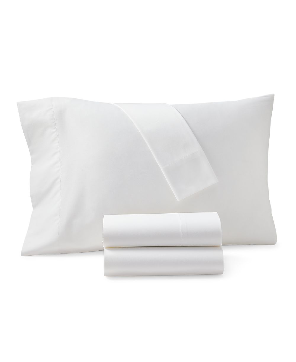 Oake 300-Thread Count Organic Cotton 4-Pc. Sheet Set, Queen, Exclusively at Macy’s