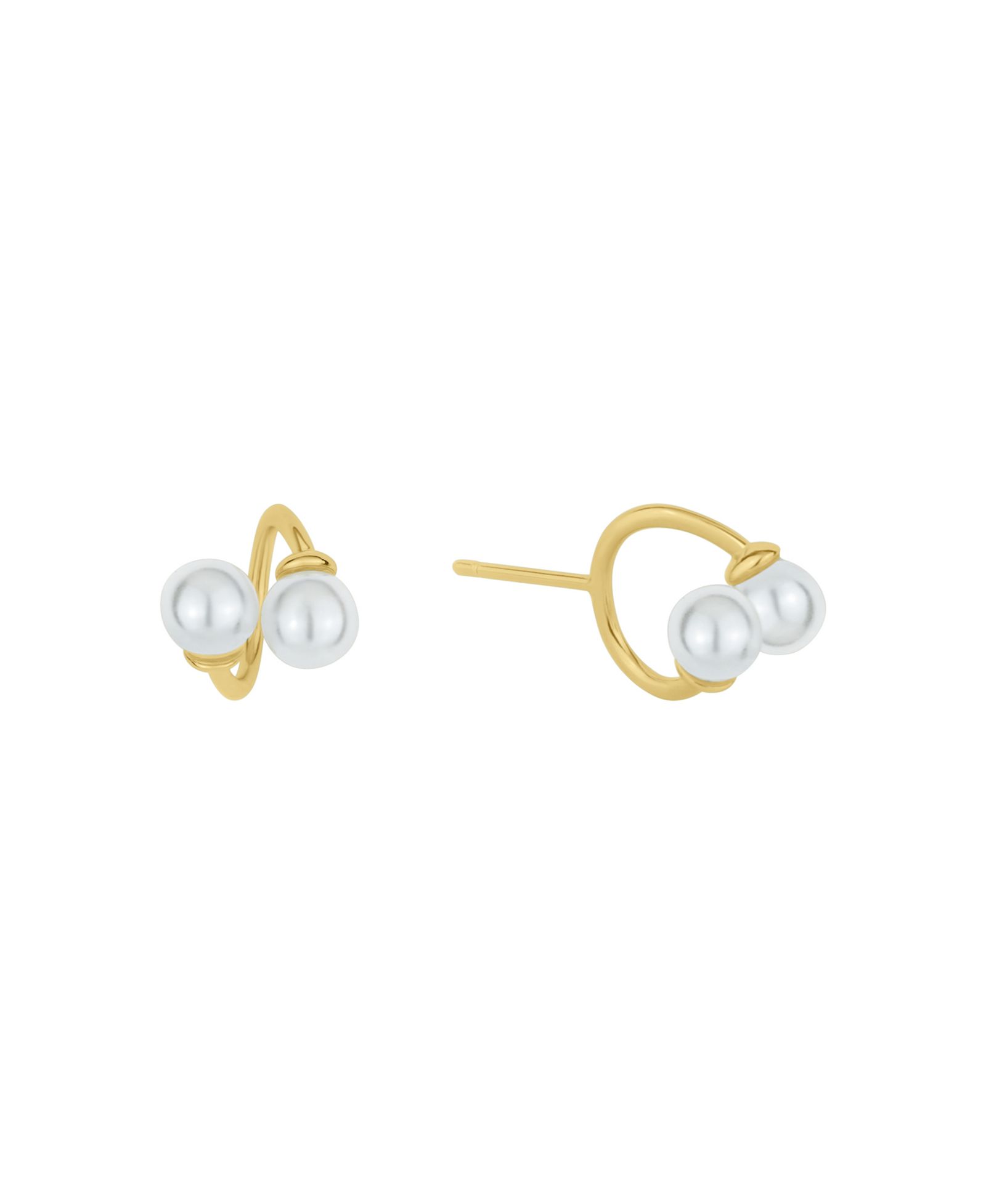 Серьга-гвоздь And Now This White Imitation Pearl Ear Bud Holder