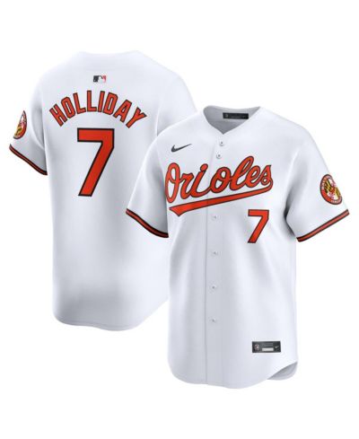 Мужская белая Nike Jackson Holliday Baltimore Orioles Home Limited Player Jersey