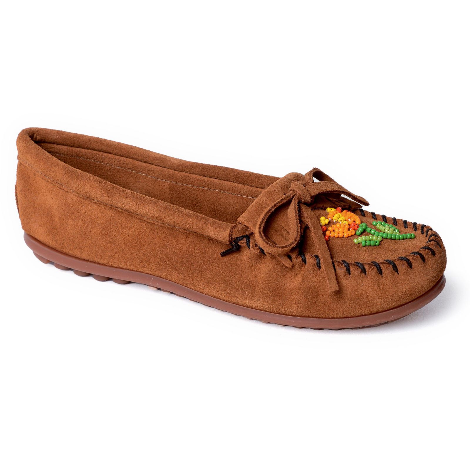 Minnetonka Women's Ziigwan Waabigwan Beaded Moccasins