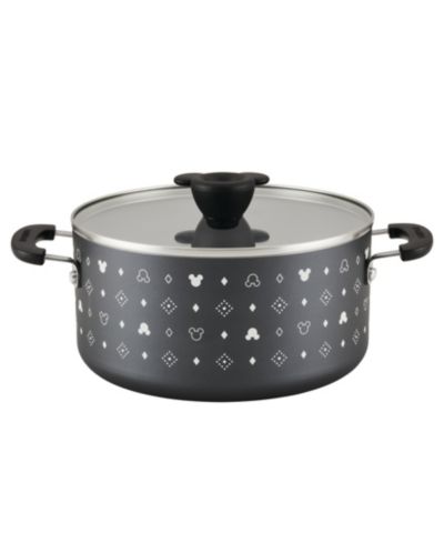 Кастрюля Farberware Disney Monochrome с керамическим антипригарным покрытием и крышкой, 5.5 Quart