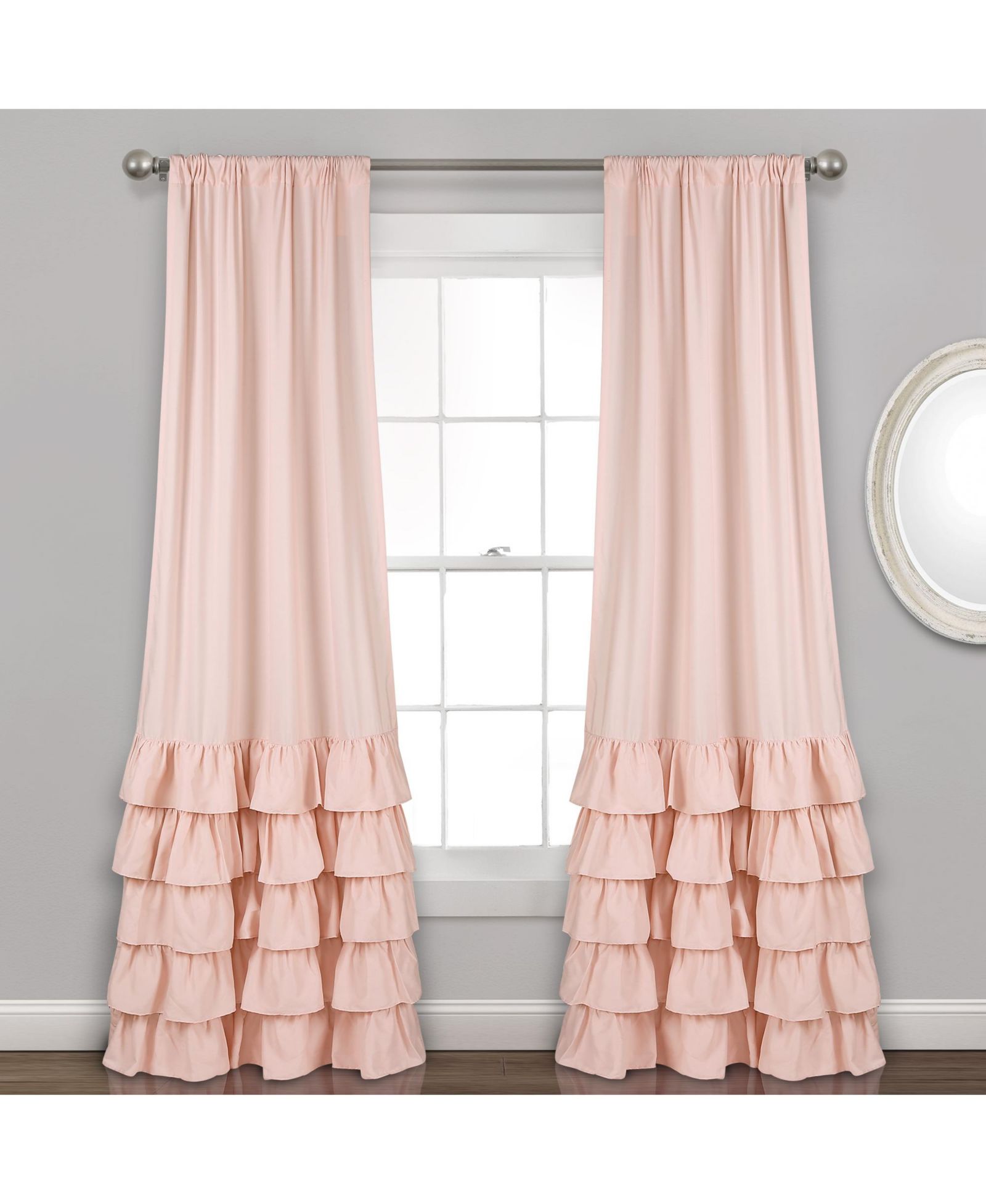 Панели штор Lush Decor Allison Ruffle Window Curtain