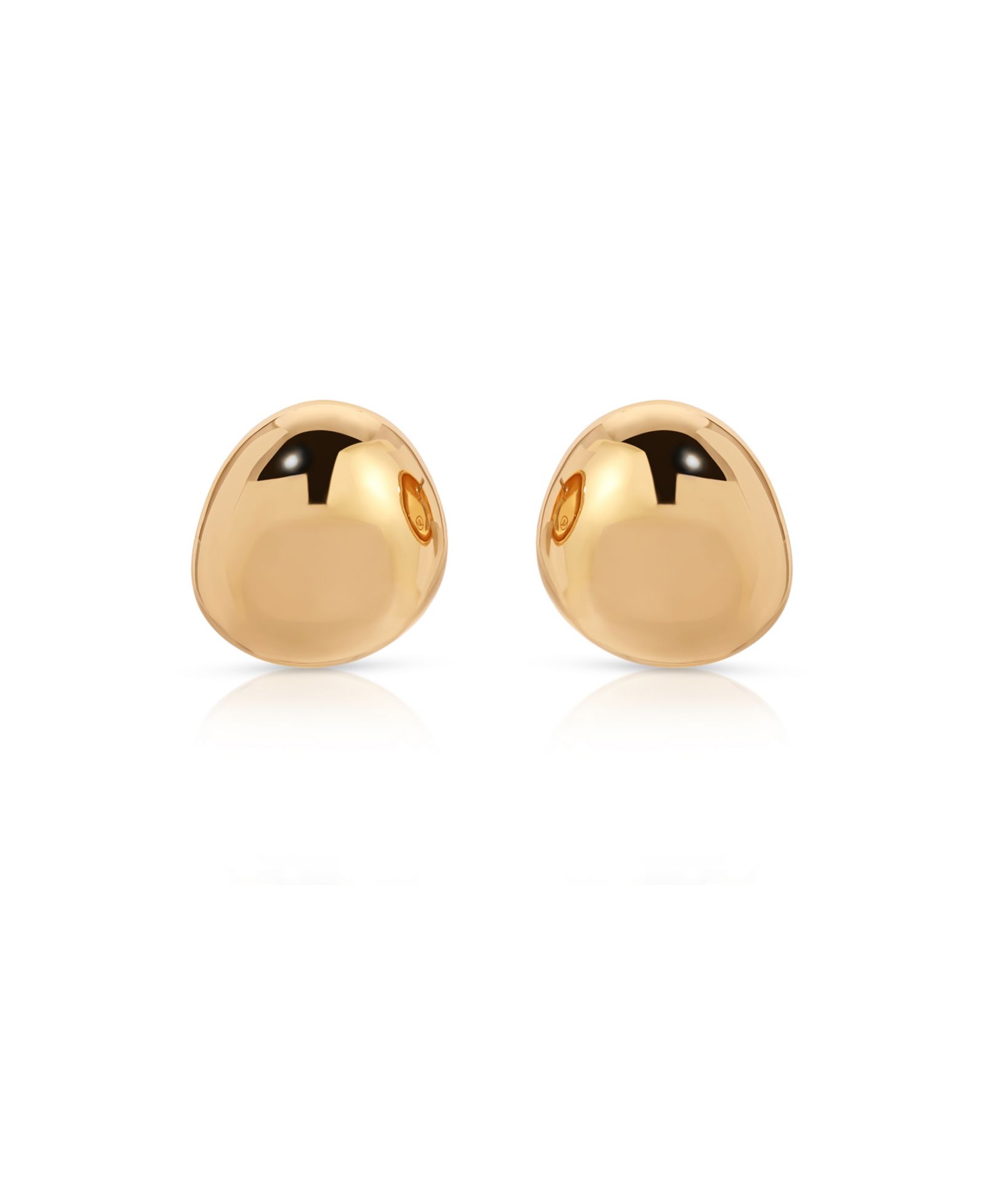 Серьги-гвоздики Ettika Polished Pebble Stud