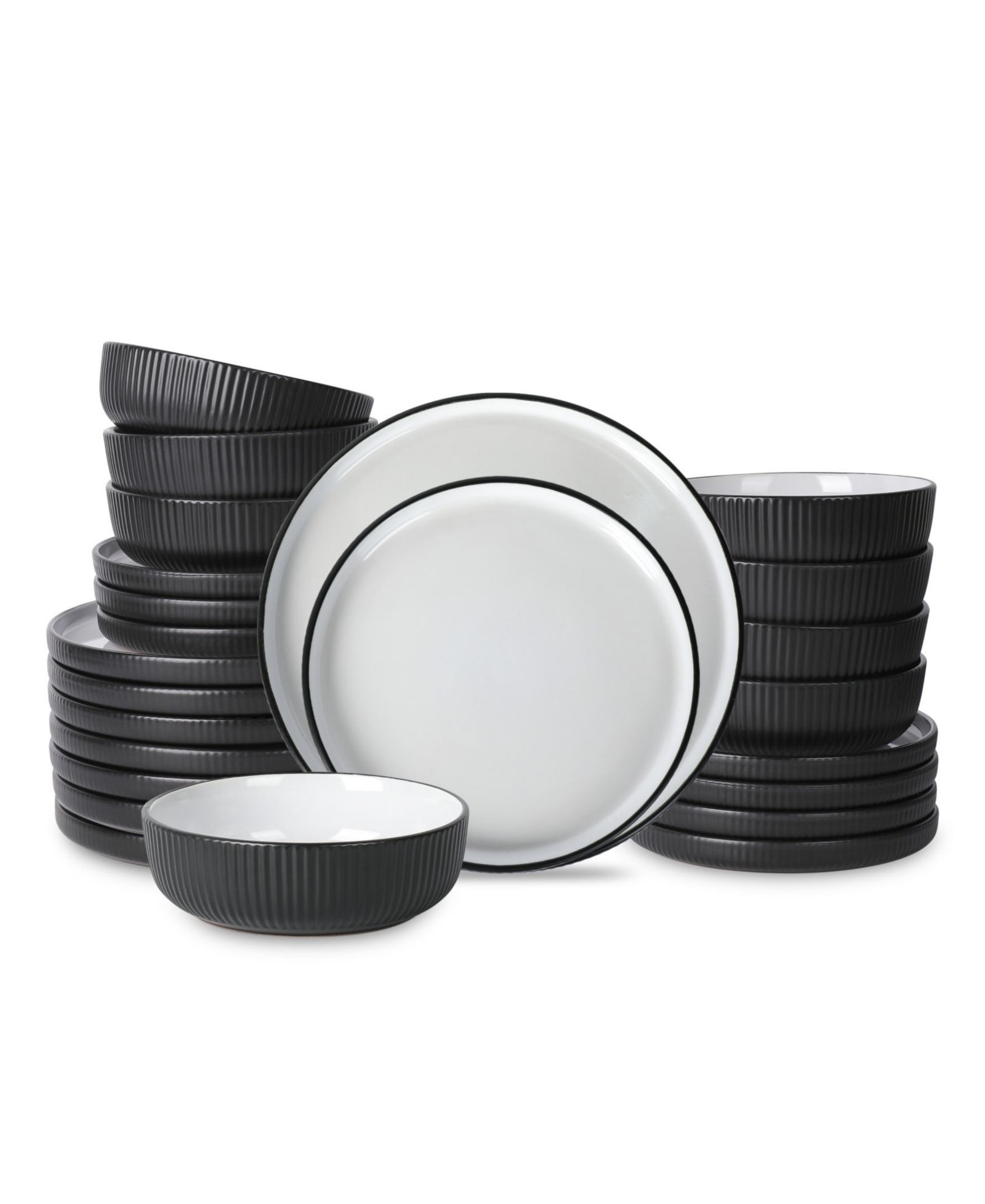 Christian Siriano Laro 24 Pc. Dinnerware Set, Service for 8