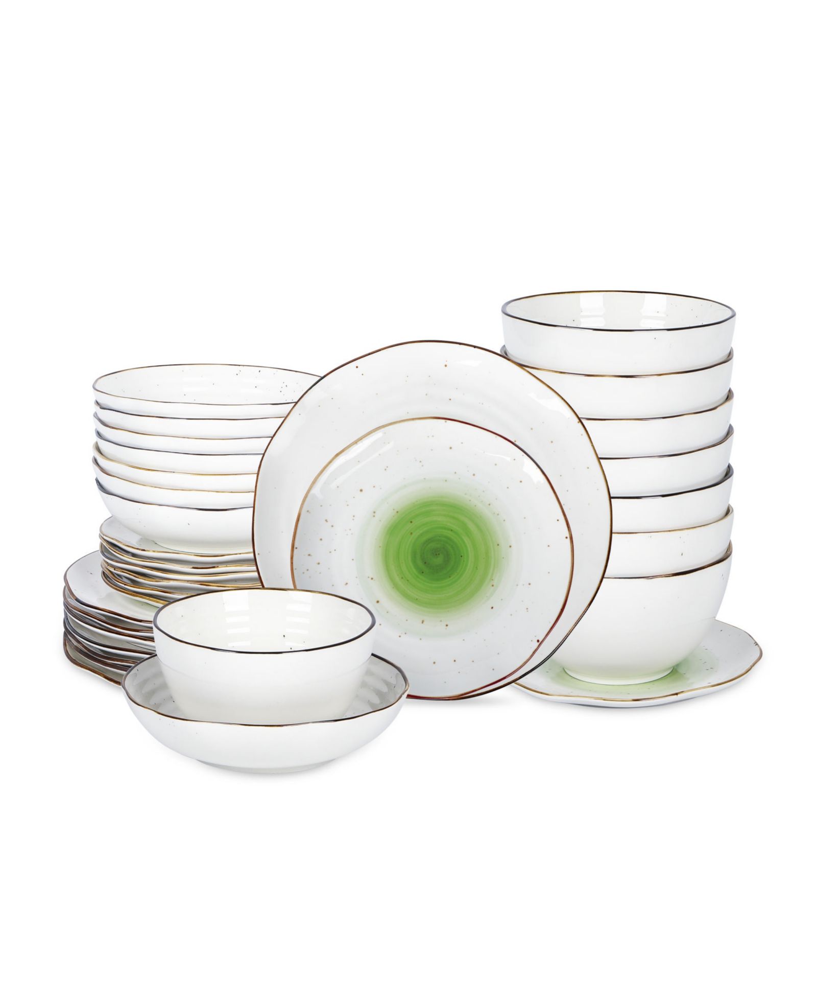 Christian Siriano Luma 32 Pc. Dinnerware Set, Service for 8
