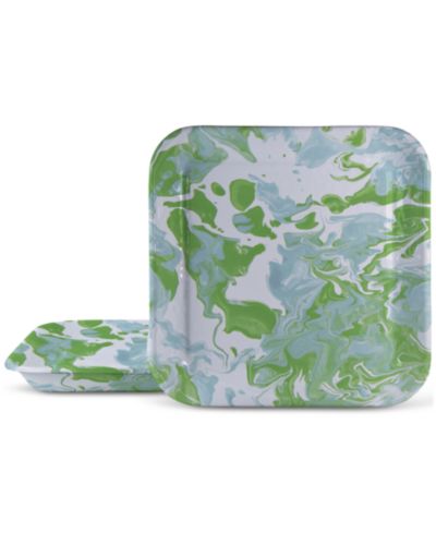 Квадратные подносы Golden Rabbit Modern Monet, набор из 2 шт