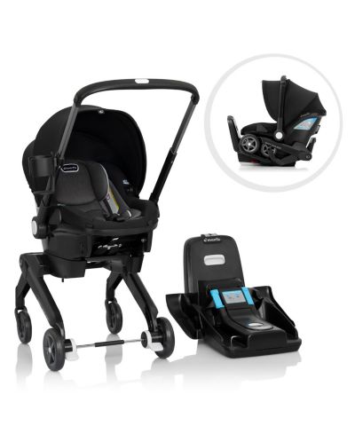Комплект автокресло и коляска Evenflo Shyft Dualride для младенцев