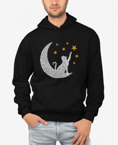 Мужской худи LA Pop Art Cat Moon с принтом