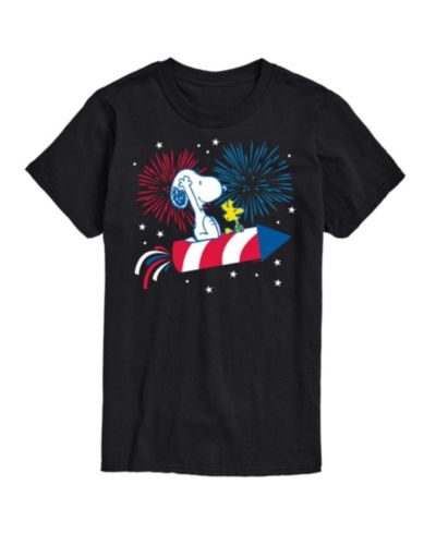 Мужская футболка Hybrid Apparel Peanuts Fireworks Short Sleeve Tee