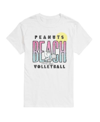 Мужская футболка Hybrid Apparel Peanuts Beach Volleyball Short Sleeve