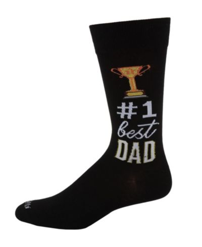 Мужские носки MeMoi 1 Dad Trophy Novelty Crew