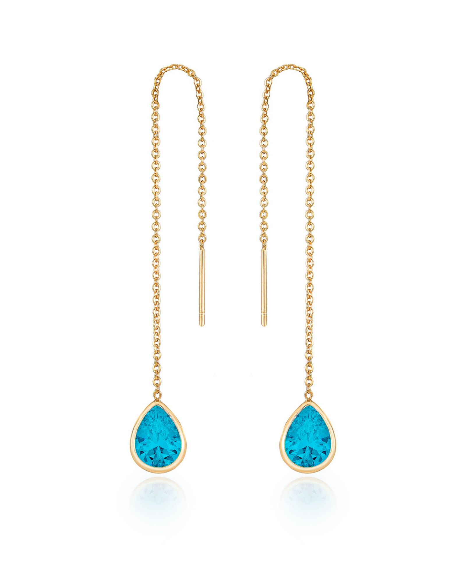 ETTIKA Серьги-подвески Barely 18k Crystal