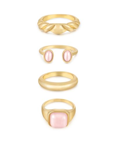 Набор колец ETTIKA 18k Gold Plated Ultimate Babe