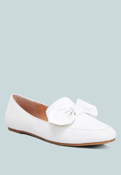 Женские лоферы London Rag Waveney Bow Embellished