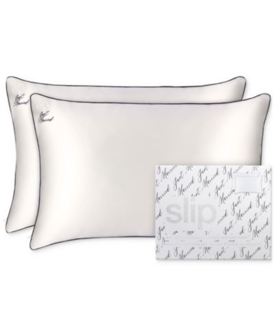 Набор из 2 наволочек Slip Pure Silk Just Married Queen