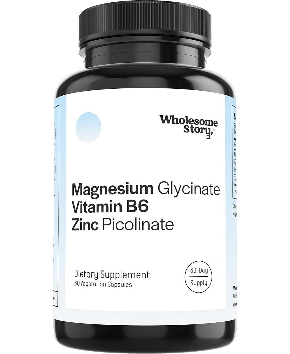 3-in-1 Zinc Picolinate & Magnesium Glycinate Supplement с Vitamin B6 - Supports Fertility, Hormone Balance & Immune Health, 150 Capsules