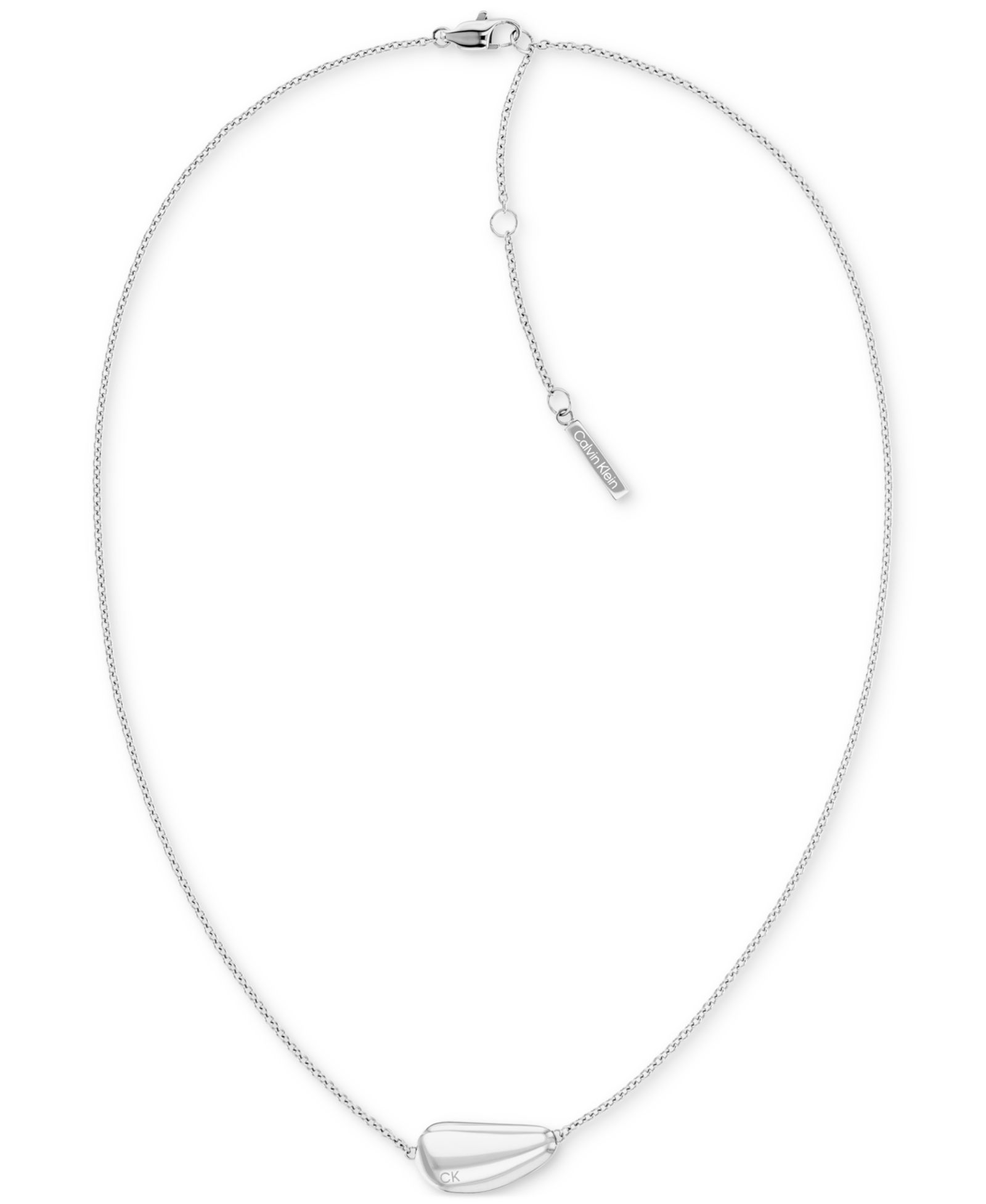 Ожерелье-подвеска Calvin Klein Stainless Steel Structural, 16" + 2" extender