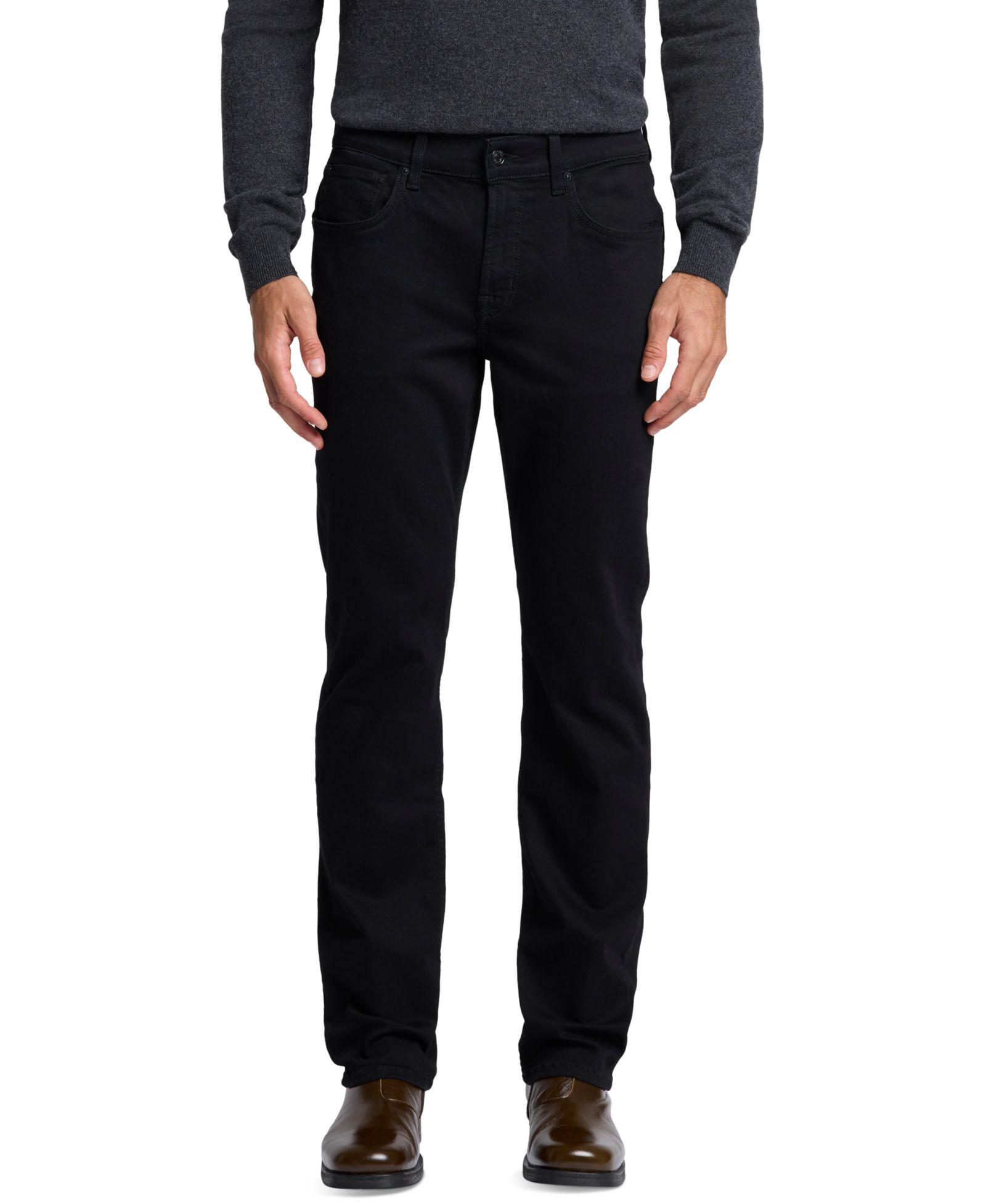 7 For All Mankind Men's The Straight Relaxed Straight-Fit Jeans
