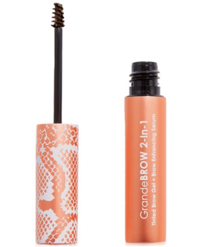 Grande Cosmetics Travel-Size GrandeBROW 2-In-1 Tinted Brow Gel + Brow Enhancing Serum, 0.02 oz.