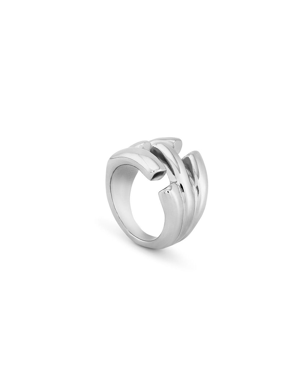Кольцо UNOde50 Central Slits Metal Alloy Ring