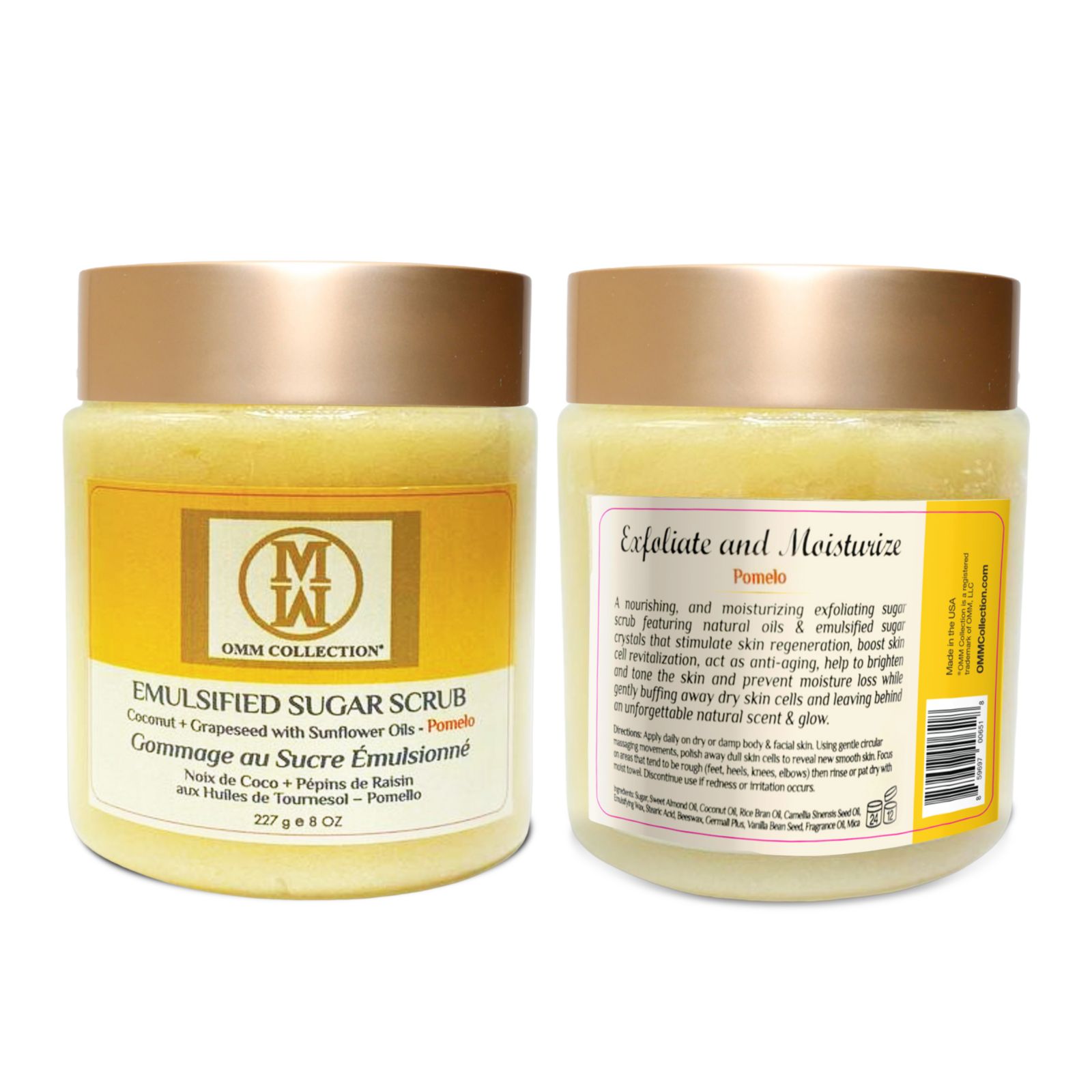 OMM Collection скраб для тела Emulsified Sugar - Pomelo 8oz