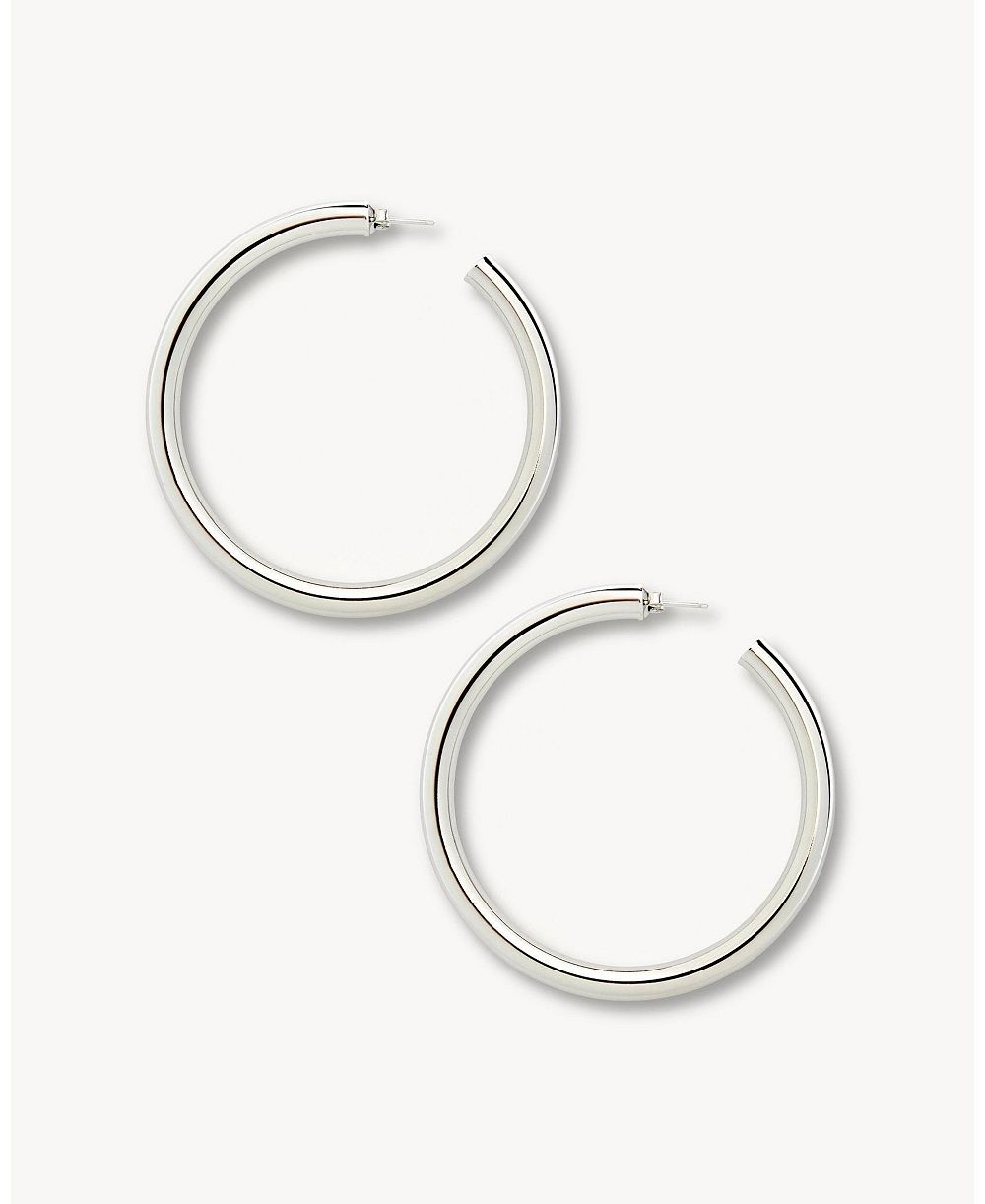 Серебряные серьги-кольца Perfect Hoops, 2,5 дюйма, от MACHETE
