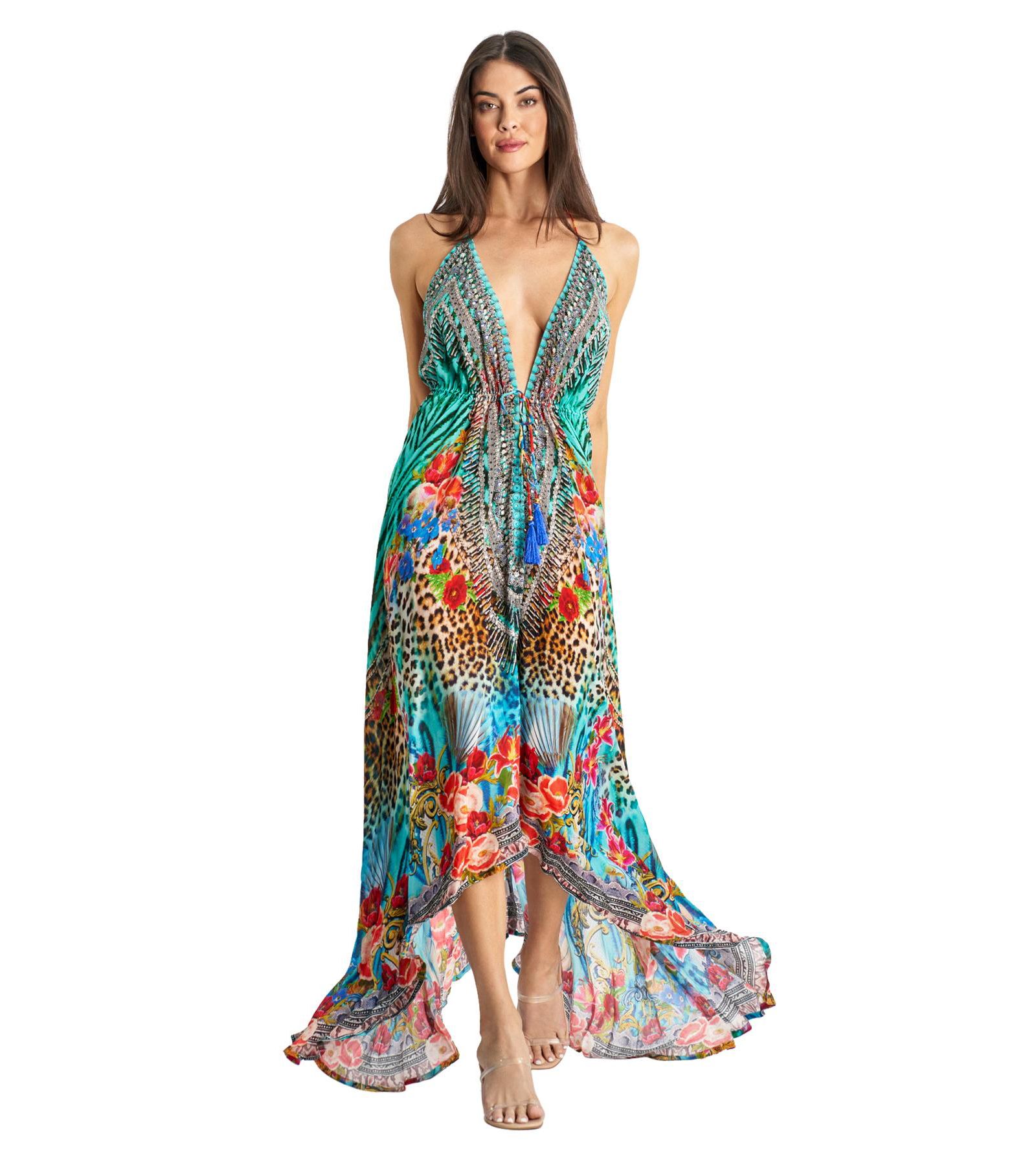 Женское платье макси La Moda Clothing Halterneck