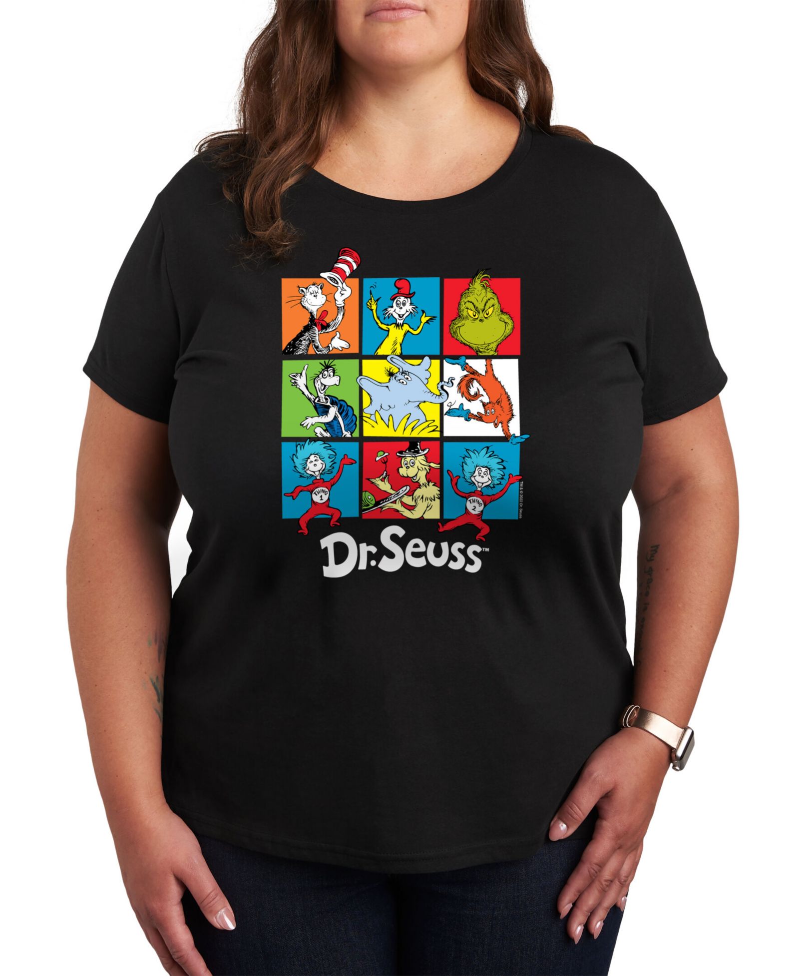 Hybrid Apparel Trendy Plus Size Dr. Seuss Graphic T-Shirt