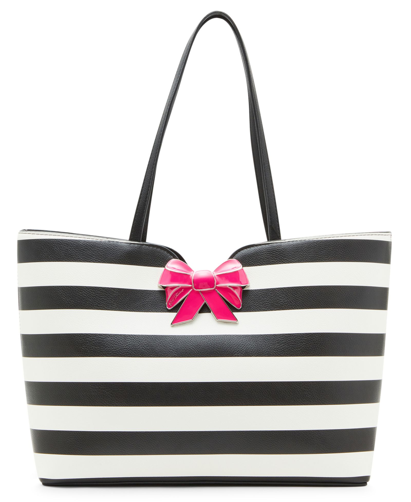 Сумка Betsey Johnson Striped Bow Tote
