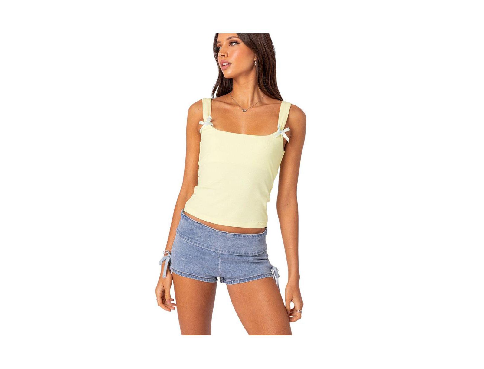 Edikted Women's Lola Ribbed Tank Top