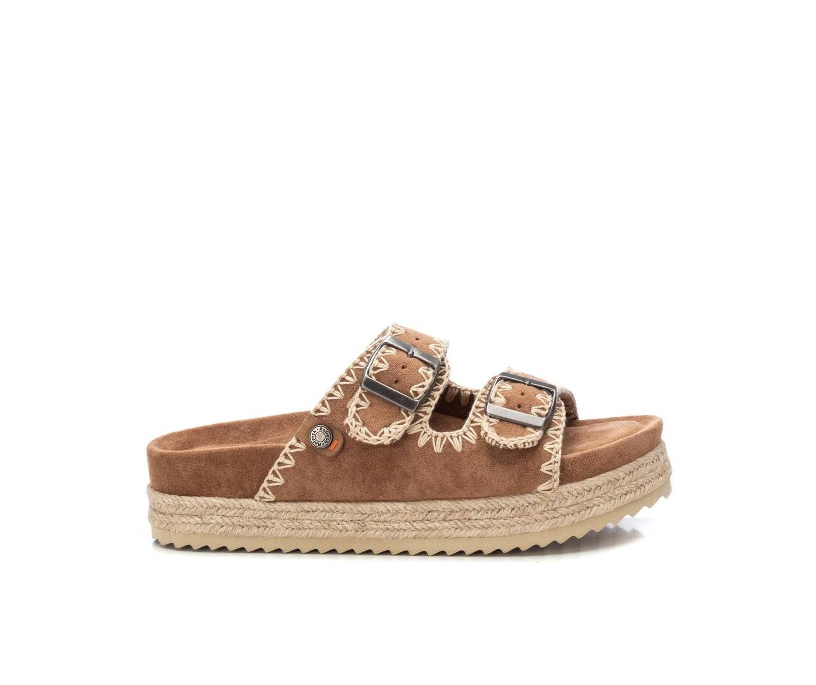 Women's Suede Flat Sandals By XTI