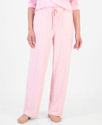 Charter Club Women's Soft Knit Printed Pajama Pants, Created for Macy's