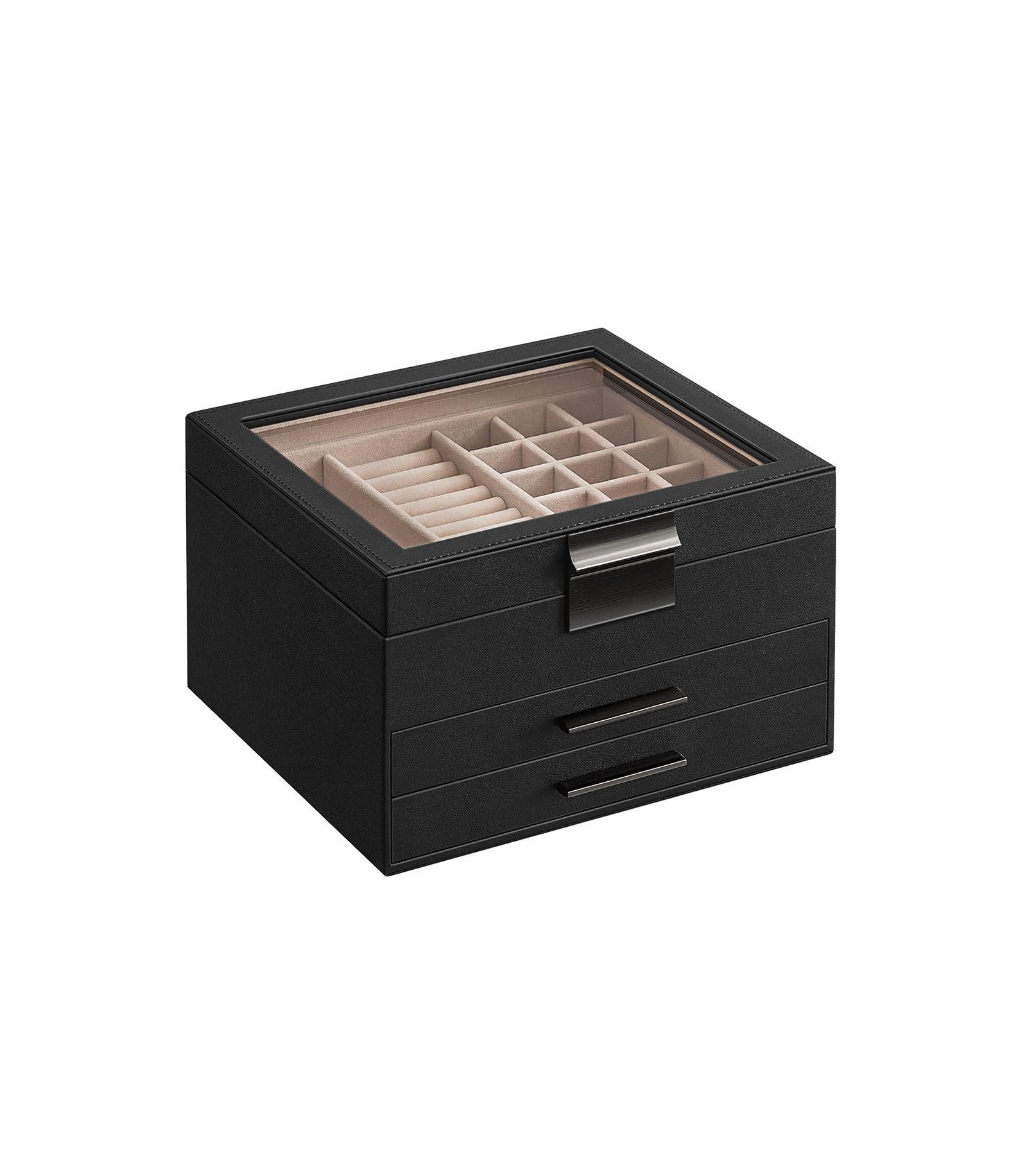 Slickblue Multi-Layer Jewelry Organizer Storage Box for Rings, Necklaces