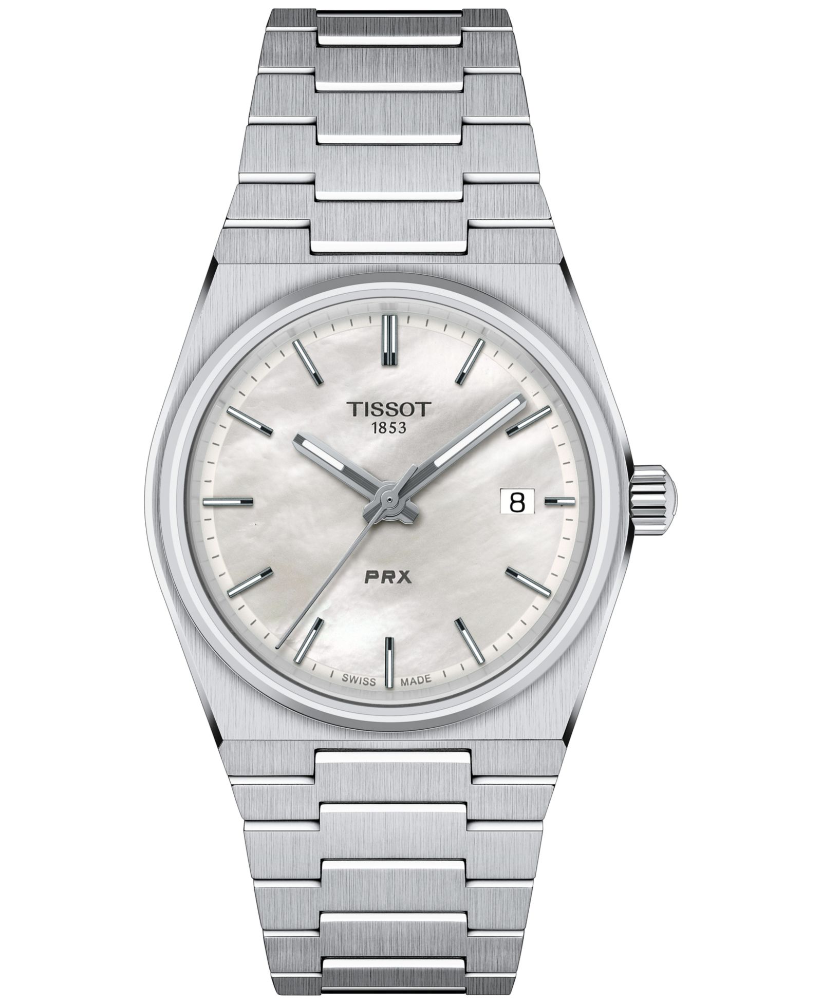 Tissot Женские швейцарские часы Tissot PRX Stainless Steel Bracelet 35mm