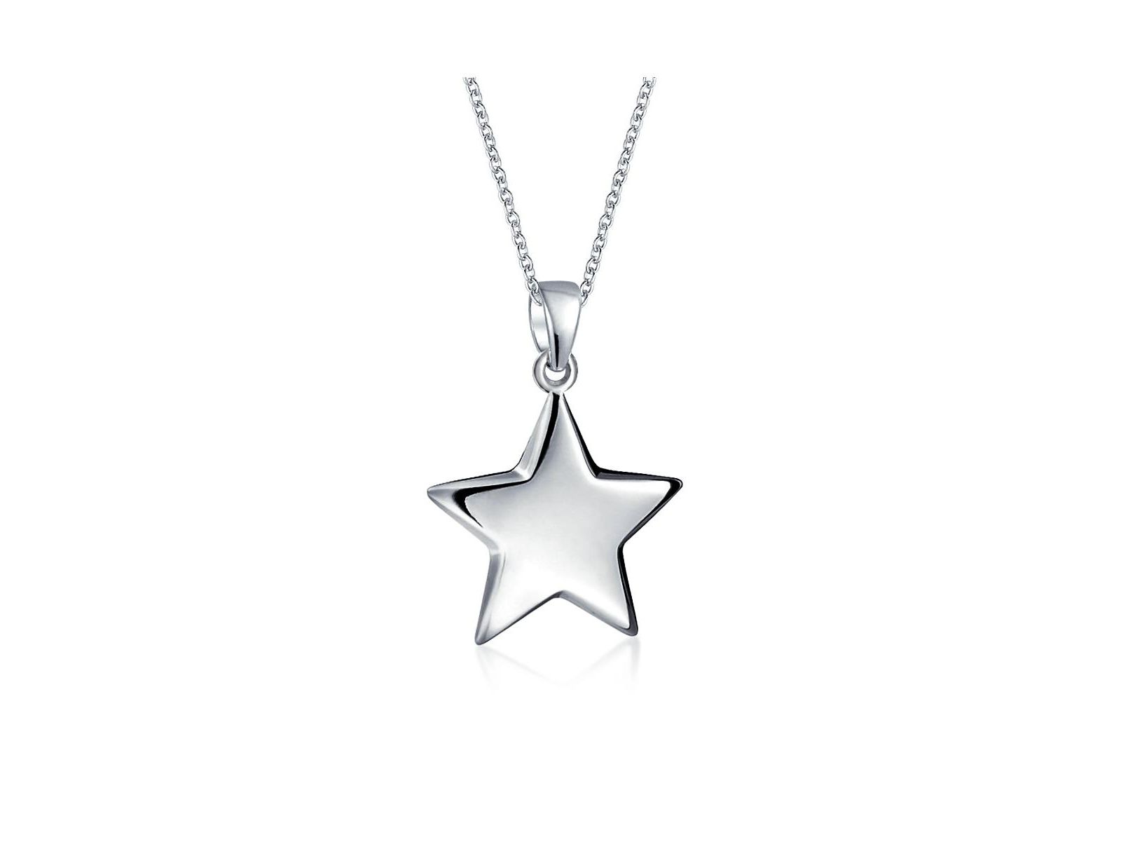 Серебряная подвеска-звезда на цепочке от Bling Jewelry