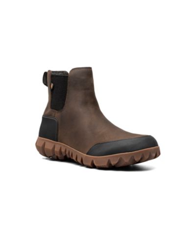 BOGS Мужские кожаные ботинки Chelsea Arcata Urban Slip-Resistant