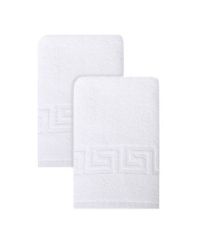 OZAN PREMIUM HOME полотенце для рук из 100% турецкого хлопка Milos Greek Key, 16" x 30"