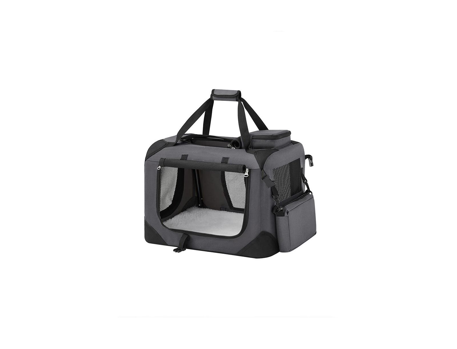 Travel Pet Carrier with Collapsible Design for Compact Storage and Transport