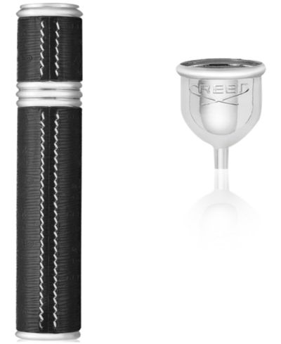 Складной дорожный атомайзер для парфюма CREED - Black/Silver, 1.7 oz.