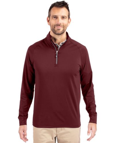Мужская куртка-джемпер Cutter & Buck Adapt Eco Knit Stretch Quarter Zip