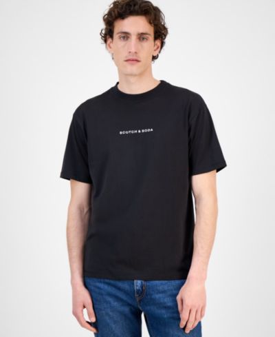 SCOTCH & SODA Мужской Core Relaxed-Fit Logo T-Shirt