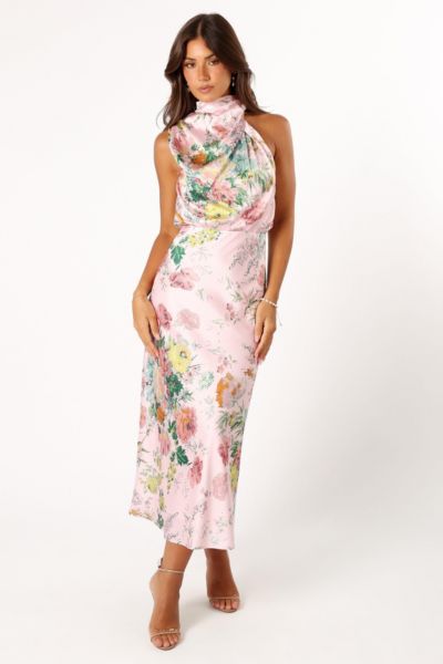 Платье Petal and Pup Women's Anabelle Halter Neck Midi
