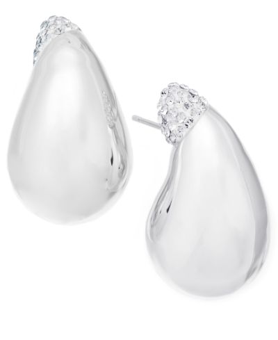 Серьги-подвески And Now This Clear Crystal Teardrop