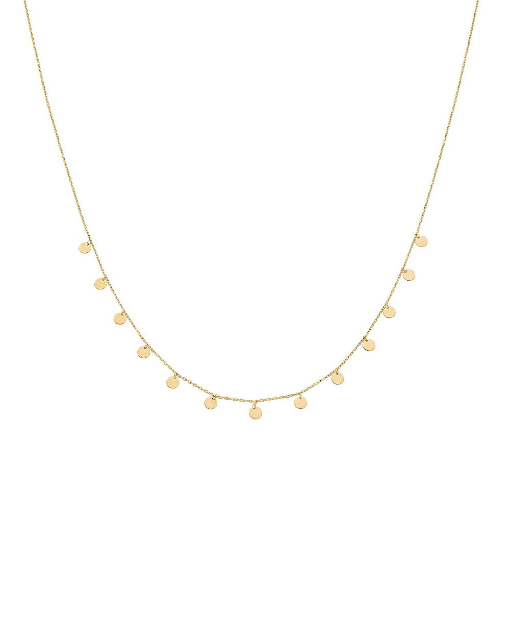 Sterling Silver 18k Gold Plated Katy Necklace Charm Dainty Trendy