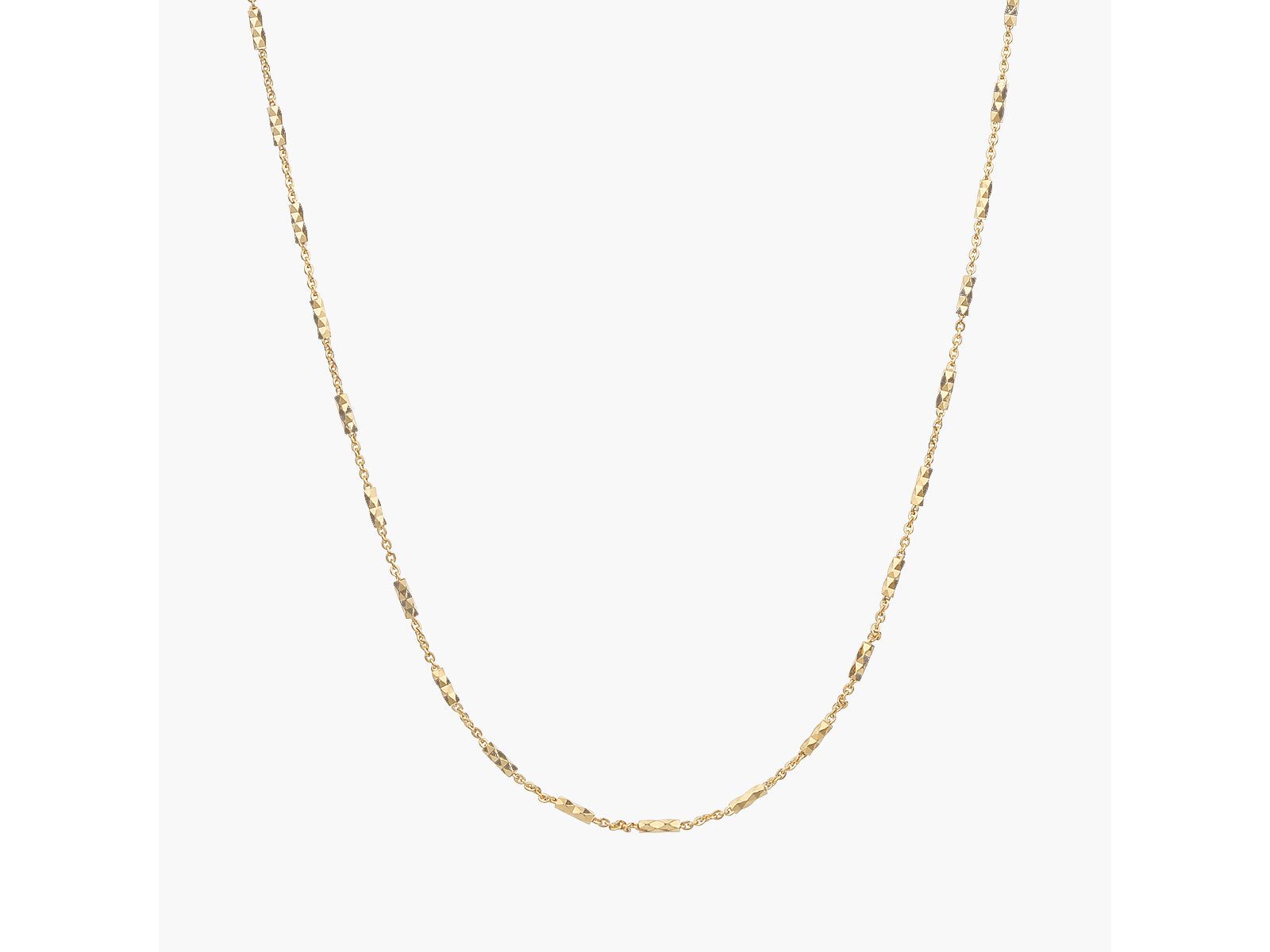 Bearfruit Jewelry ожерелье Juliana Basic Chain из серебра 925 с позолотой 18k Gold Plated