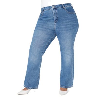 ELOQUII Women's The Flare Leg Jean