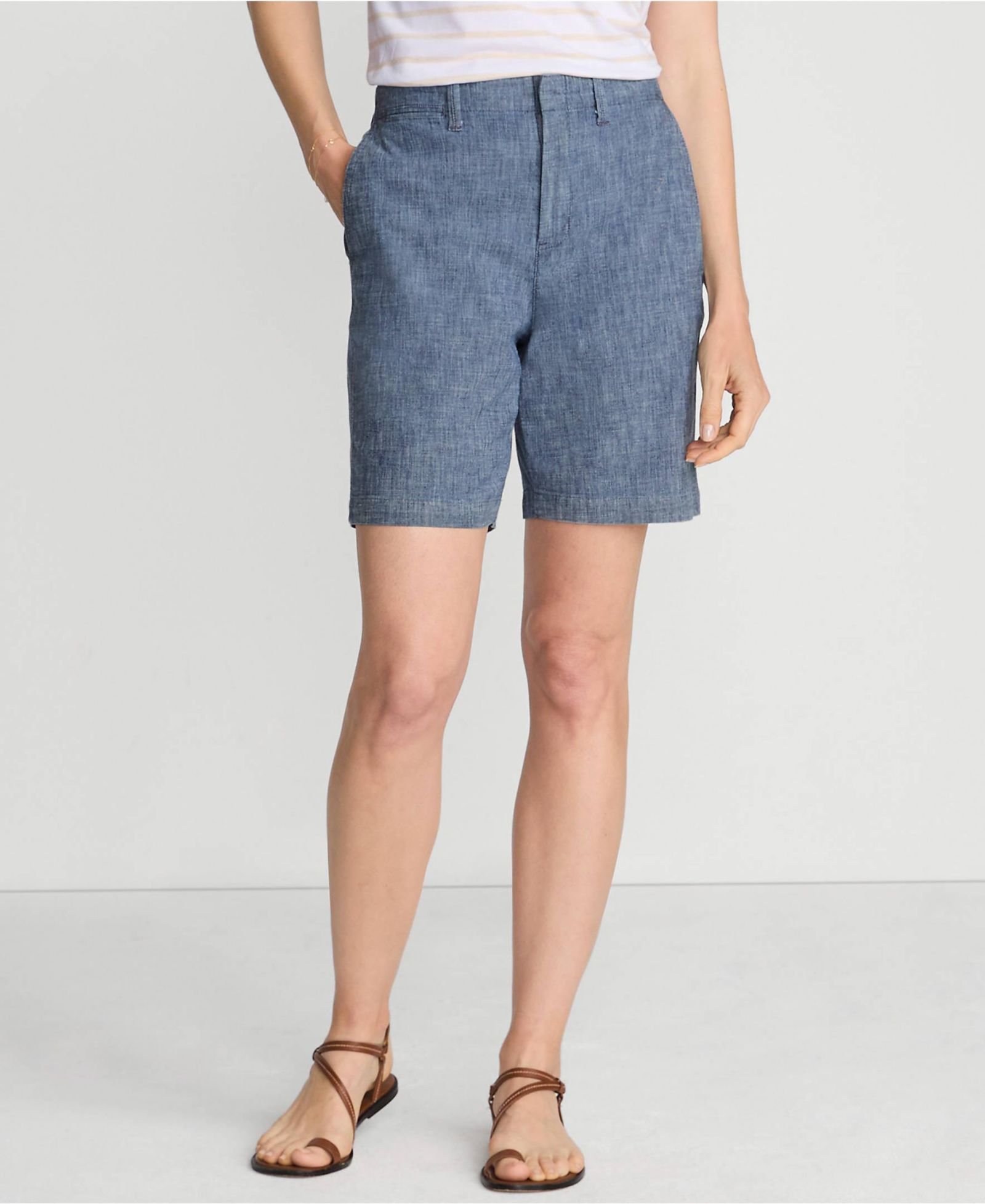 Lands' End Petite Классические шорты 7"